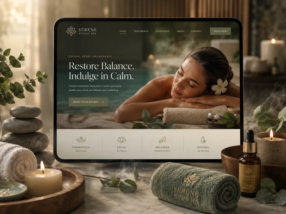 Sitio web · Spa