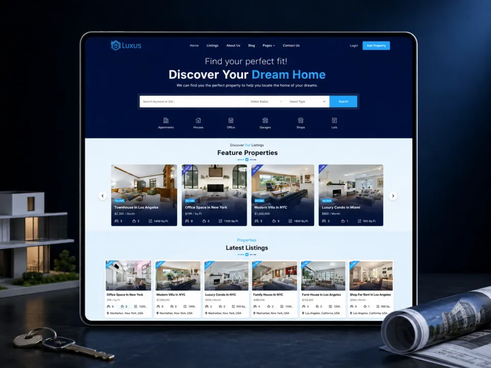 Sitio web · Inmobiliaria