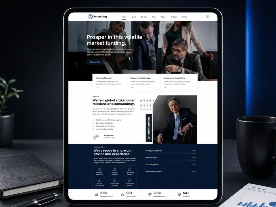 Sitio web · Consultoría